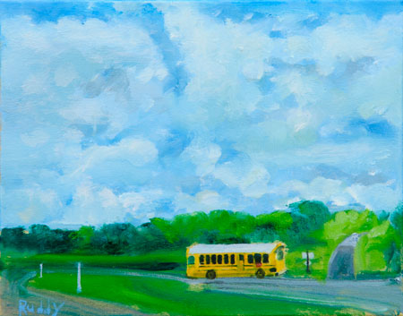 School Bus Memories Painting