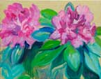 Rhododendron Painting