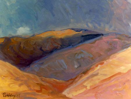 Altamont Hills #2  Oil on Canvas