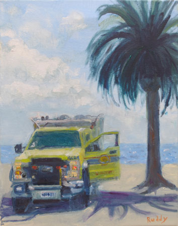 Saving Santa Barbara Oil on Canvas