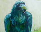 Crow in the Mist Oil Painting