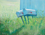 Two Mailboxes Painting
